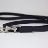 black leather dog leashes