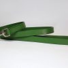 Green Leather Dog Leashes 