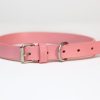 Leather Dog Collar pink