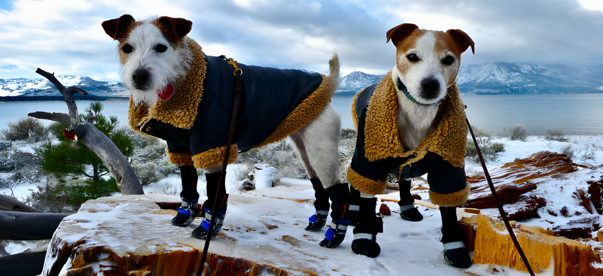 winter dog boots